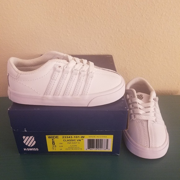 K-Swiss Other - Toddler white k-swiss sneaker 8 wide